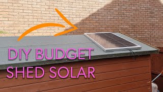 DIY Budget Shed Roof Solar Panel Setup  Epever MPPT  Ecoworthy Panel [upl. by Biddle]