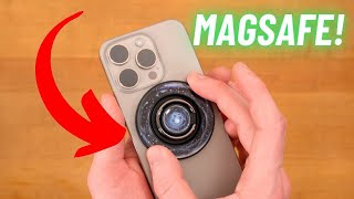 Magnetic iPhone Ring Holder REVIEW  Phone Grip  Kickstand  MAGSAFE [upl. by Fry]