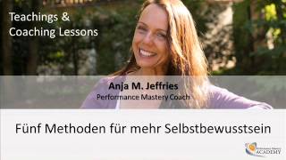 Selbstbewusstsein steigern Coaching [upl. by Anderson]