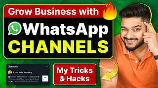 My Strategy to Grow WhatsApp Channel  Social Seller Academy [upl. by Xel47]