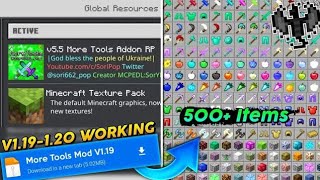 🔥More tools Addon for Minecraft Pe 120Warden armor Also🔥 [upl. by Radie]