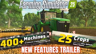 NEW FEATURES TRAILER  Farming Simulator 25 [upl. by Cibis749]