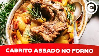 O sabor tradicional de Cabrito Assado no Forno [upl. by Adnorrahs]