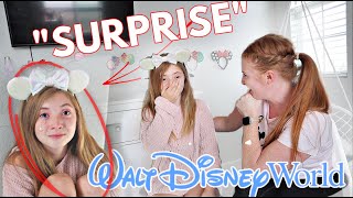 Surprising my 10 yr old w DISNEY WORLD emotional [upl. by Mulac285]