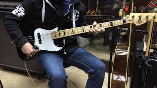 Fender Geddy Lee Jazz Bass Япония Demo sound [upl. by Gilliette]