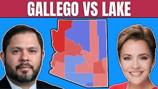 Arizona Senate Deep Dive  Ruben Gallego vs Kari Lake [upl. by Esmaria79]