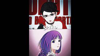 Sarada vs sumireTrash sarada sumire trashmire saradauchiha narutoshippuden borutoandsarada [upl. by Nievelt]