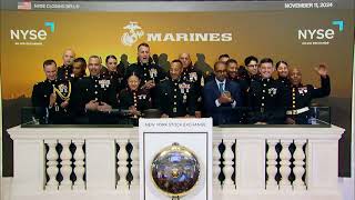 The United States Marine Corps Rings The Closing Bell® [upl. by Malley]