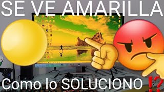 💻👉🟡 Cómo QUITAR la PANTALLA AMARILLA de MI PC en WINDOWS 10 FÁCIL y RÁPIDO 🚀 [upl. by Einnos833]