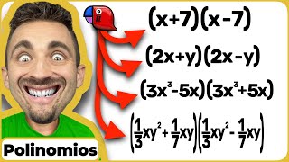 âœ… IDENTIDADESIGUALDADES NOTABLES SUMA POR DIFERENCIA POLINOMIOS de DIFERENTES GRADOS FÃCIL R4043 [upl. by Norvall]