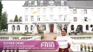 Esther Okwe ★ FMN Student Awards 2020 MASTER nominatie [upl. by Nhguavoj680]