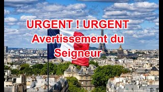 URGENT  URGENT Avertissement du Seigneur [upl. by Nevi]