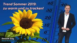 Die Sommerprognose 2019 Zu warm und zu trocken  der Klimawandel lässt grüßen Mod Dominik Jung [upl. by Yesnyl410]