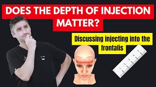 How To Treat The Frontalis INCLUDING Depth of Injection  Array Academy Aesthetics Training [upl. by Eifos]