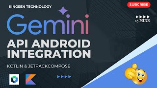 How to integrate Gemini API in android Android App Kotlin Jetpack ComposeMVVM [upl. by Noraf]