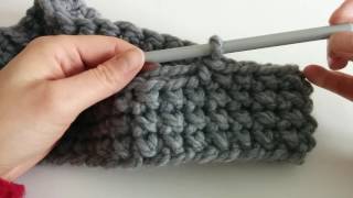 How to crochet Cross Stitch Single Crochet [upl. by Posner]