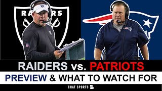 Raiders vs Patriots Preview  What To Watch For Josh McDaniels vs Bill Belichick  NFL Preseason [upl. by Nerw]