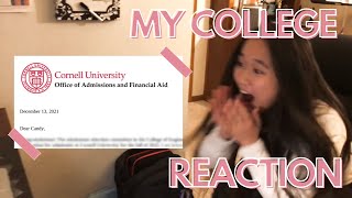 my COLLEGE REACTION video  CORNELL ED [upl. by Edurtreg576]