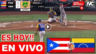 Puerto Rico vs Venezuela en vivo donde ver a que hora juega PR vs Venezuela Serie del Caribe 2024 [upl. by Nryhtak]