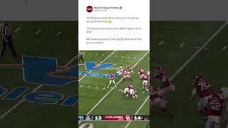 This Jackson Arnold Pass Though 😤 shorts oudna oklahomasooners [upl. by Howe]