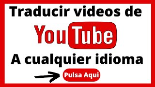 🟢 Traducir un video de ingles a español en YouTube 2020 [upl. by Jon]