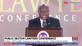 Lawyers in Public Sector Conference AkufoAddo addresses maiden conference [upl. by Linis]