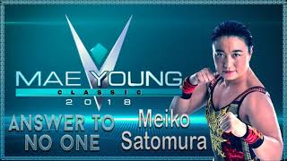 Meiko Satomura WWE MYC Theme  Answer To No One [upl. by Burkitt632]