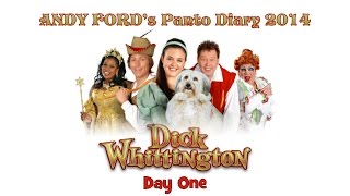 Andy Fords Panto Diary 2014 day one [upl. by Ahsinoj]