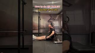 How to do hip thrustglutes gluteworkout hipthrust glutesworkout glutegains legday legworkout [upl. by Odnolor]