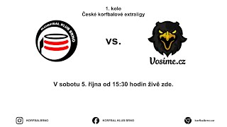 Korfbal Klub Brno vs Vosímecz Korfbal Prostějov  1 kolo ČKE 5 řijna 2024 [upl. by Tailor]