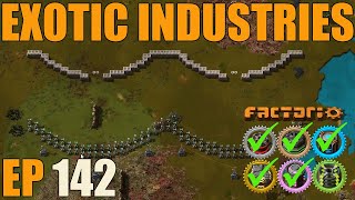 Factorio Exotic Industries  Lets Play Ep 142  My Legendary Wall Blueprint and Method [upl. by Omixam]