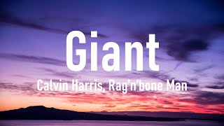 Calvin Harris RagnBone Man  Giant Lyrics [upl. by Yelram]