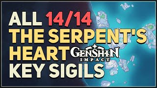 All The Serpents Heart Key Sigil Locations Genshin Impact [upl. by Vipul303]