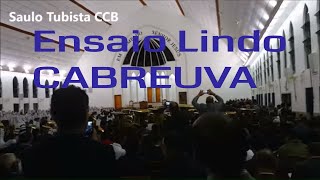 Comigo Esta Jesus  Ensaio Cabreuva CCB [upl. by Cathryn175]