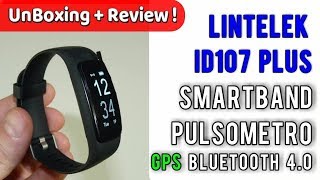 Pulsera inteligente Lintelek ID107 Plus GPS para Correr Impermeable IP67  UnBoxing Review Español [upl. by Jarret]