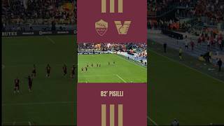 ROMAVENEZIA 21  82’ PISILLI forzaroma asroma seriea calcio goals shorts [upl. by Fernande]