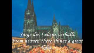 Christmas songs from Germany  Snow falls softly at night Leise rieselt der Schnee [upl. by Neerual]