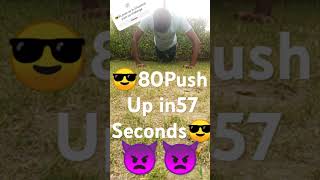 Hard challenge 80 pushup in 57seonds phonk music beats remix dnb [upl. by Norrehs]