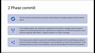 Data Management Patterns in micro services  2Phase commit  Saga Pattern [upl. by Marchese]