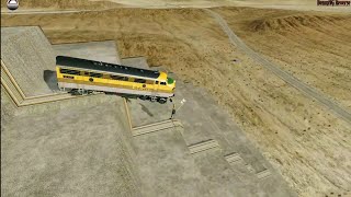 Trains vs Stairs Crashes 2  BeamNG Drive [upl. by Magnien]