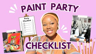 Ultimate Checklist for Hosting a Successful Paint Party  Beginner’s Guide [upl. by Avir309]