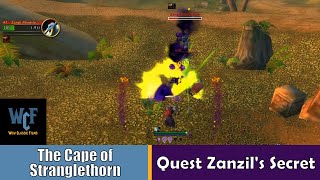 Quest Zanzils Secret  The Cape of Stranglethorn  WoW World of Warcraft [upl. by Smart]