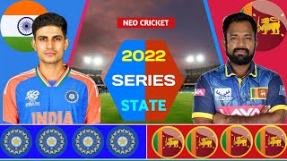 India Vs Sri Lanka 2022 Series State  Neo Cricket [upl. by Melloney201]