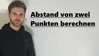 Abstand Punkt zu Punkt Vektoren  Verständlich erklärt [upl. by Eltsryk]