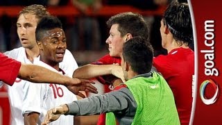 Serbia authorities DENY racism after England U21 game [upl. by Adliwa]