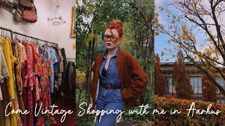 Come Vintage Shopping with me in Aarhus [upl. by Esorlatsyrc]