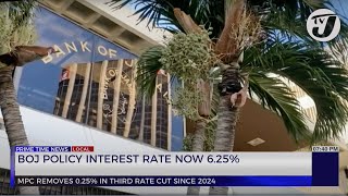 BOJ Policy Interest Rate Now 625  TVJ Business Day [upl. by Griffy]