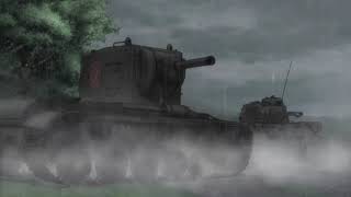 Girls und Panzer Song If the Volga BoatmenReuploaded [upl. by Ynnob]