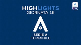 Highlights 16° Giornata Serie A [upl. by Onoitna607]