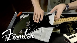 How To  Changing Your Accessory Kit Pickguard Knobs amp Covers  Fender [upl. by Lorie634]